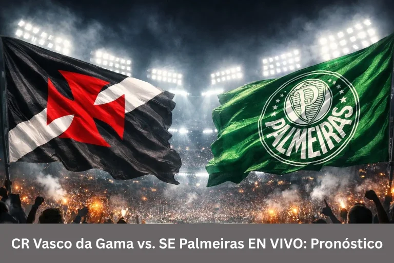 CR Vasco da Gama vs. SE Palmeiras EN VIVO: Pronóstico