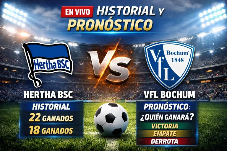 Hertha BSC vs VfL Bochum EN VIVO Historial y Pronóstico