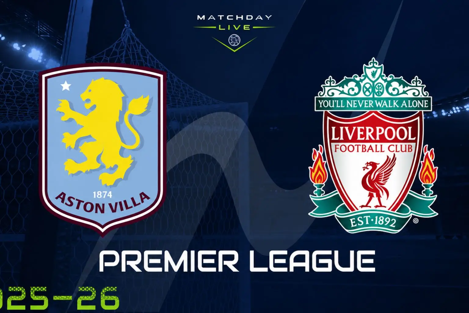 Aston Villa v Liverpool EN VIVO