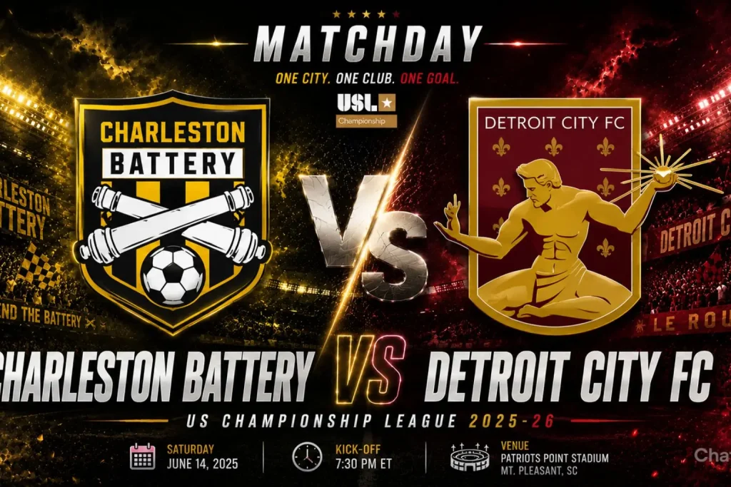 Charleston Battery vs Detroit City FC  EN VIVO
