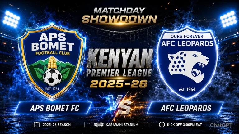APS Bomet vs AFC Leopards EN VIVO