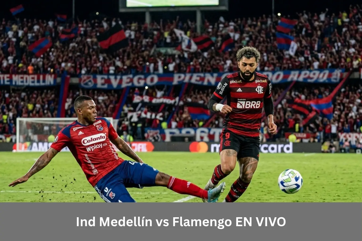Ind Medellín vs Flamengo EN VIVO