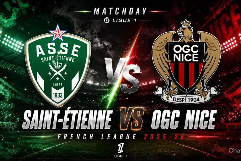 Saint-Étienne vs OGC Nice EN VIVO