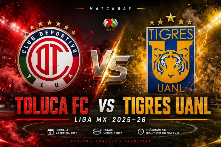 Toluca vs Tigres En Vivo