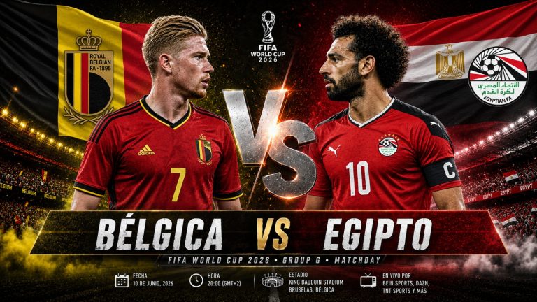 Bélgica vs Egipto