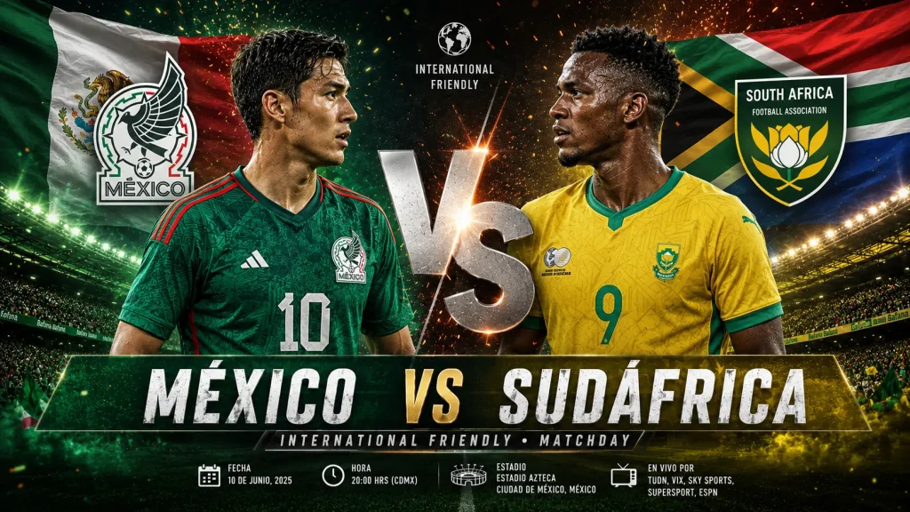 México vs Sudáfrica En vivo