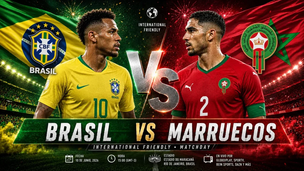 Brasil vs Marruecos En Vivo