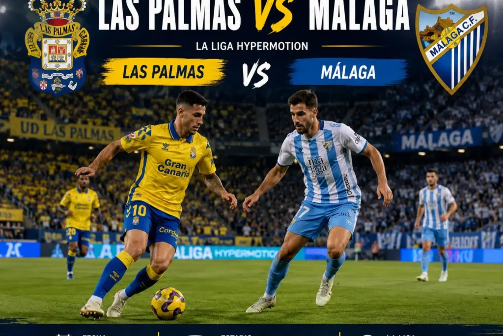 Las Palmas vs Málaga En Vivo