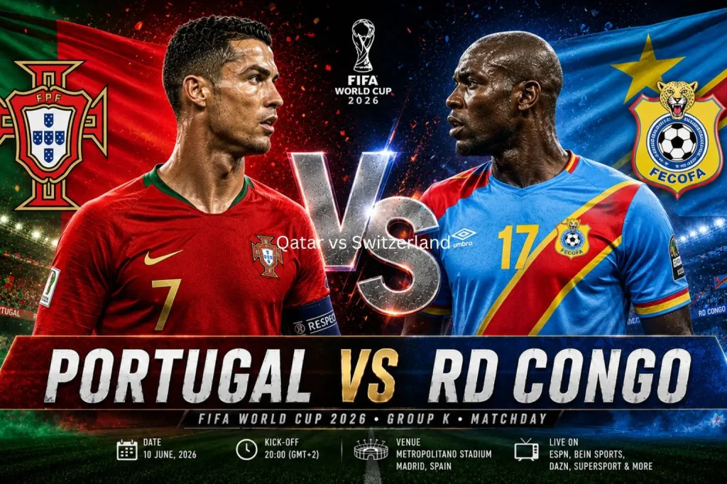 Portugal vs RD Congo
